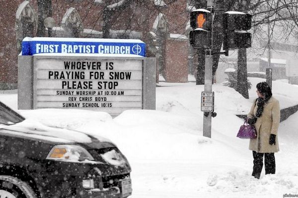 Прекратите молиться за снег!