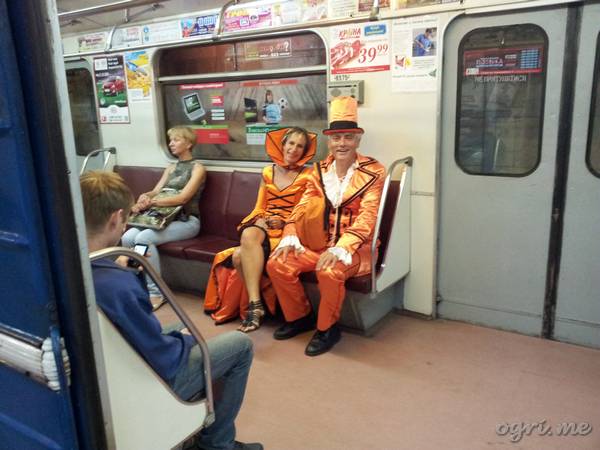 Интересные личности в метро