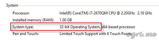 ogri.me | How to determine whether my PC is running Windows 8 of 32 bit or 64 bit - 2